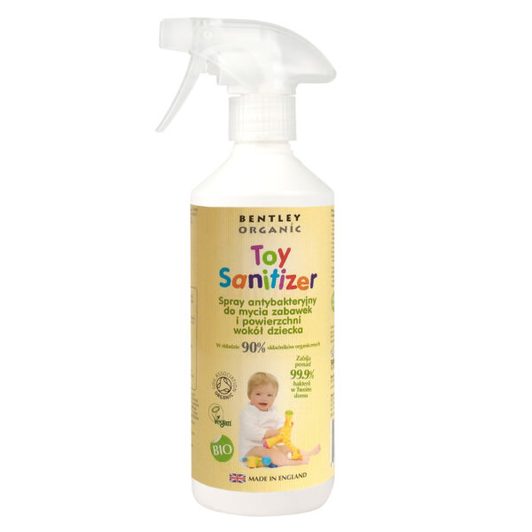 Bentley Organic, Dziecięcy Spray Dezynfekujący do Mycia Zabawek, 500 ml