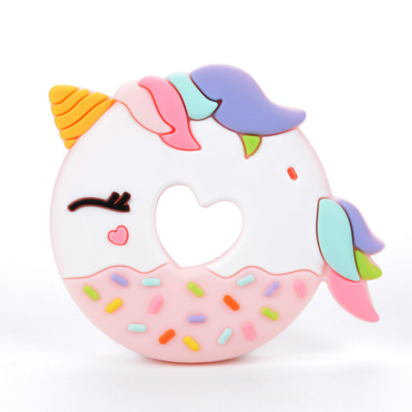 Gryzak - Unicorn Donut Pink - LouLou Lollipop