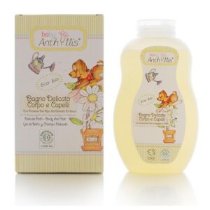 Delikatny płyn do kąpieli i szampon 2 w 1 - 400 ml - Baby Anthyllis